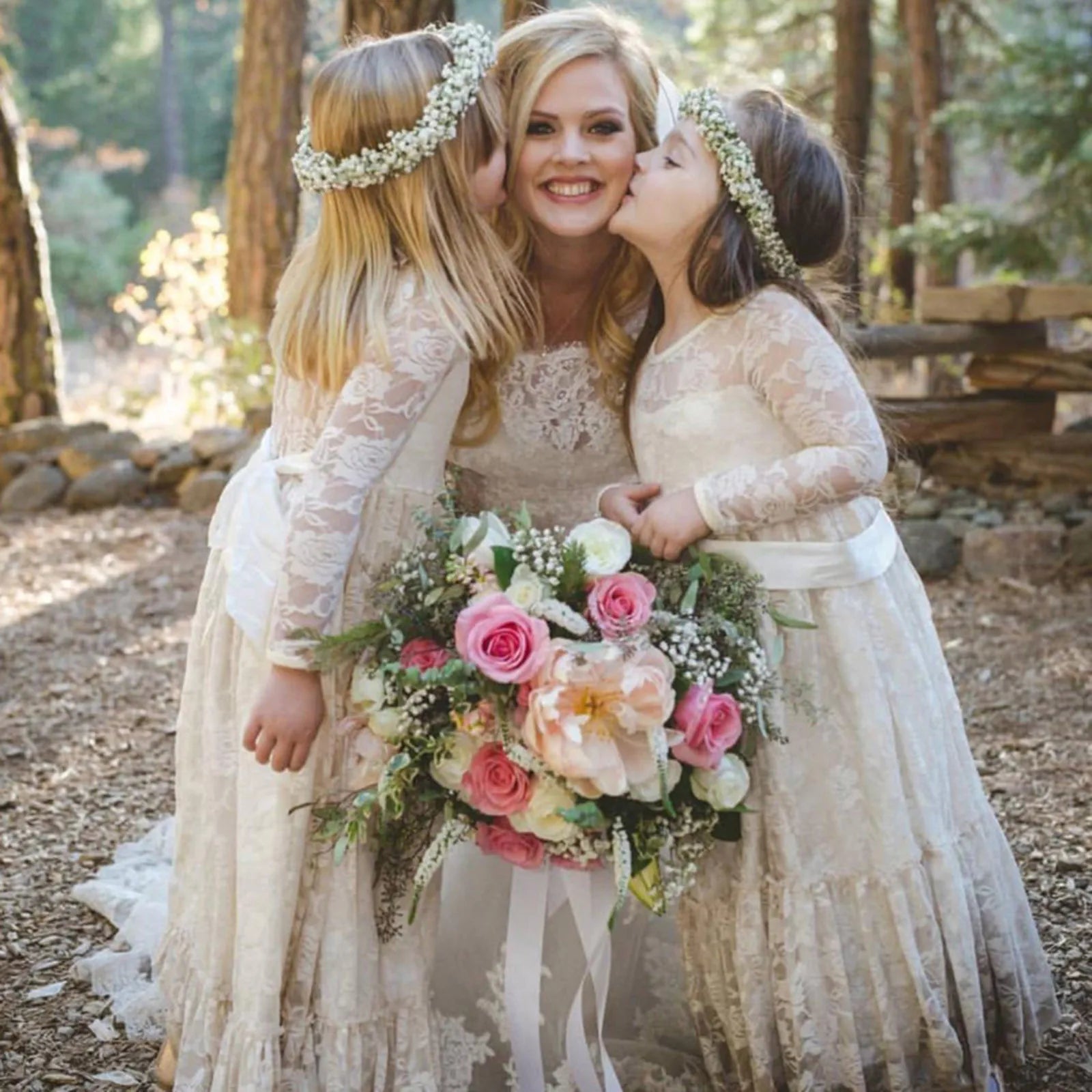 Girl Birthday Lace Dress